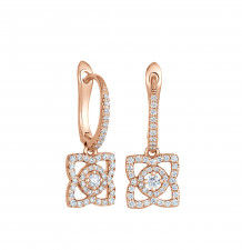 Sterling Gold Style Wedding Earring