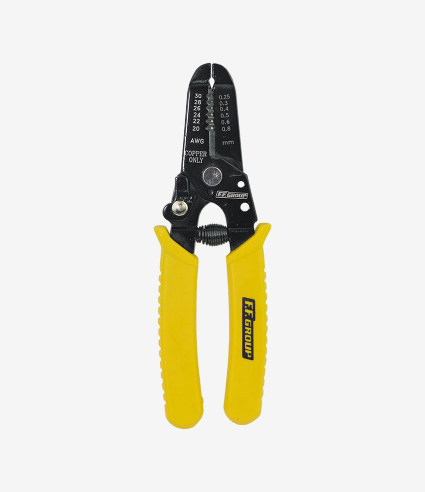 Stripper with Cutting Edge Yellow Wire Cutter