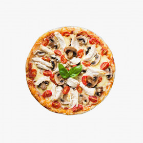 Healthy California Style Veggie Thin Crust Cheese Pizza