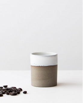 Stoneware Handpainted Coffee Mug
