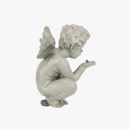 Napco Kneeling Angel With Wings Garden Statue