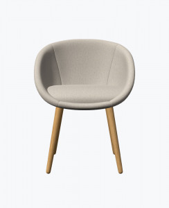 Scab Natural Giulia Pop Chair Natural Beech legs