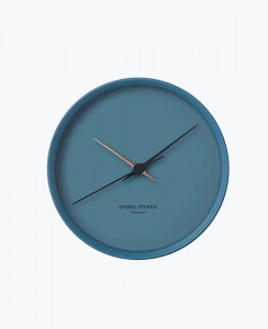 Karlsson - Hue Wall Clock - Blue - Diameter 40 x Depth 4.5 cm