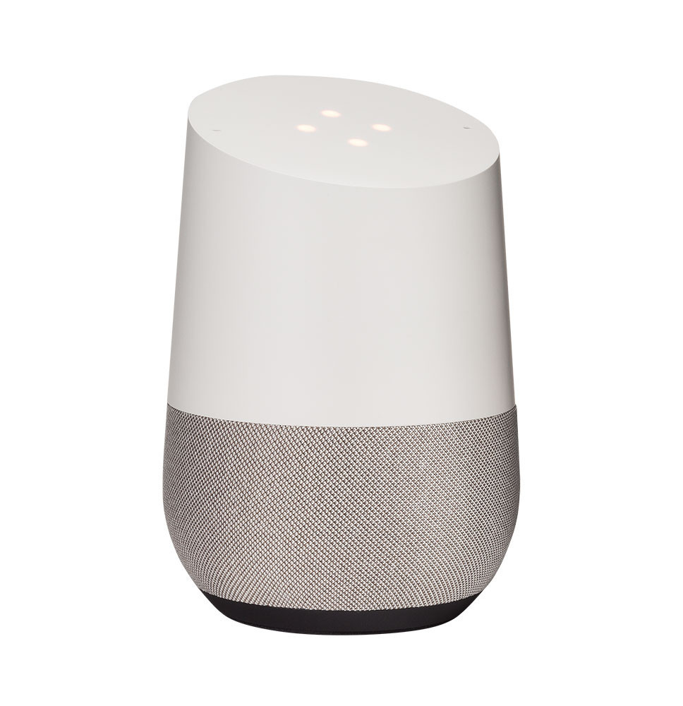 Smart Speaker & Google Assistant, Light Grey